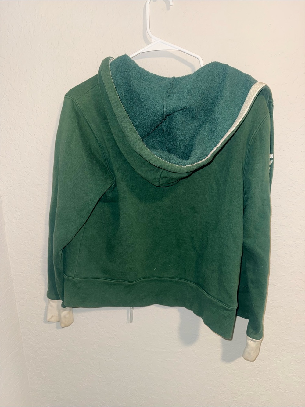 Reebok NFL NY Jets Hoodie Zip Up Green Women’s Medium Fleece Lined - Picture 2 of 8